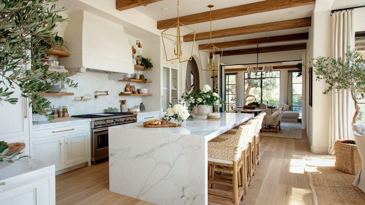 Spring Home Decor Tour 2026 | Minimalist Modern House with Mediterranean Interior Style
