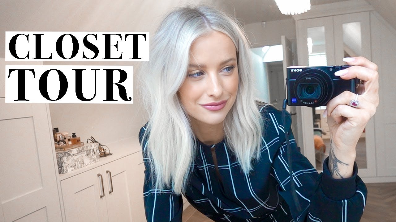 DREAM CLOSET TOUR AND EVERYDAY MAKEUP ROUTINE GRWM | INTHEFROW