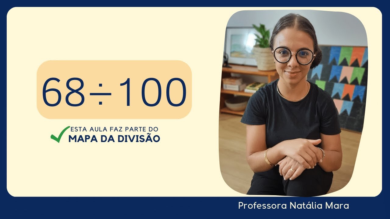 68 dividido por 100| Dividir 68 por 100 | 68/100 | 68:100 | 68&divide;100 | COMO SE DIVIDE NA M&Atilde;O?