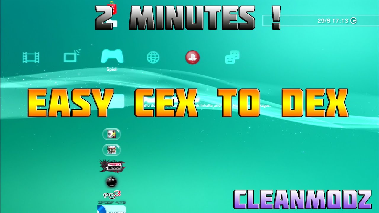 PS3 [CFW] CEX 2 DEX - Under 2 Minutes (Easy)