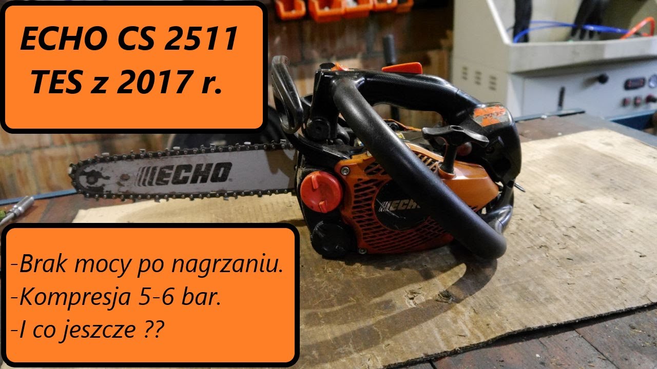 #rpgarażowo. Pilarka Echo CS 2511 TES. 2017r. Po nagrzaniu traci moc. Przegląd i diagnostyka. Cz. I
