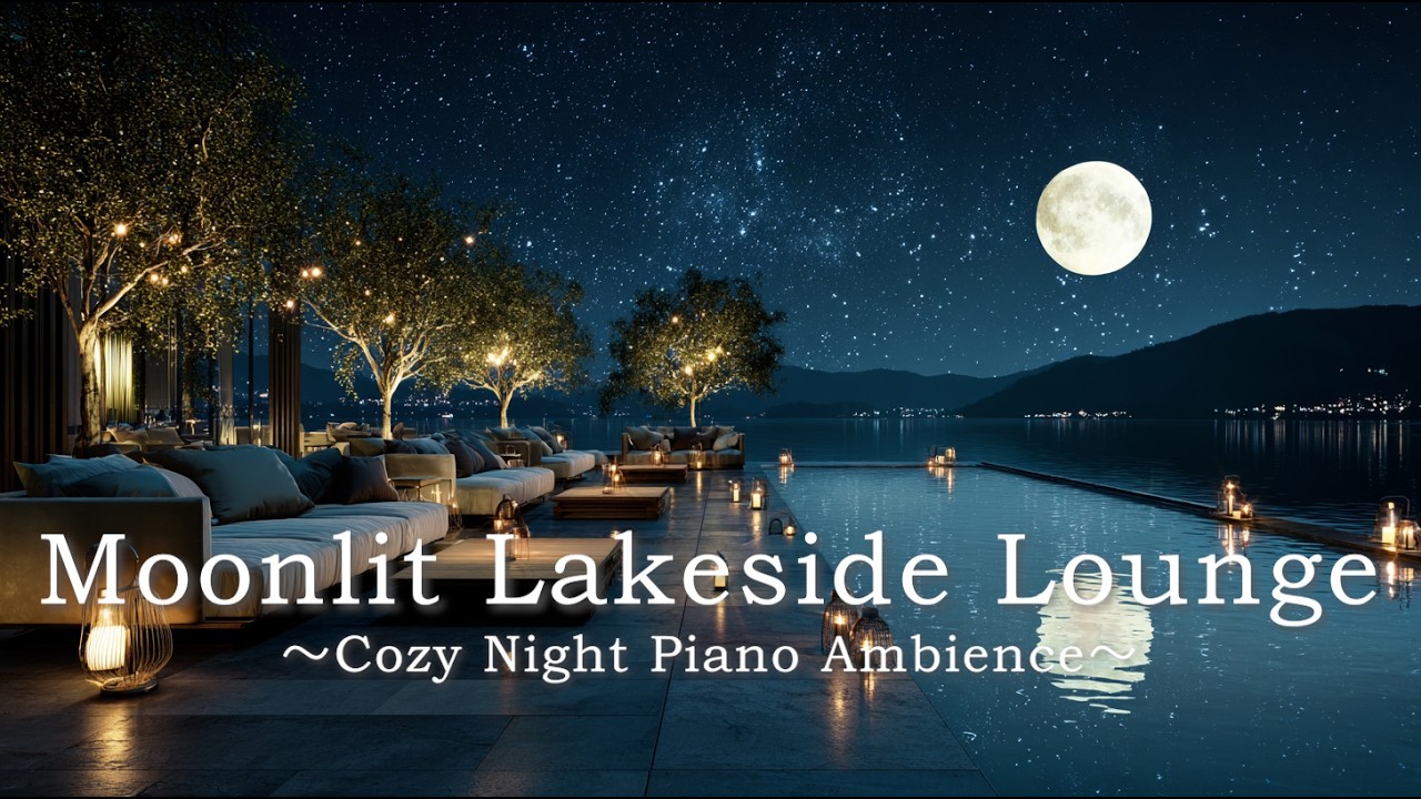 Moonlit Lakeside Lounge～Cozy Night Piano Ambience～
