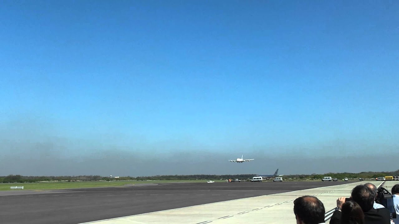 Aterrizaje del A380, Aeropuerto de Ezeiza