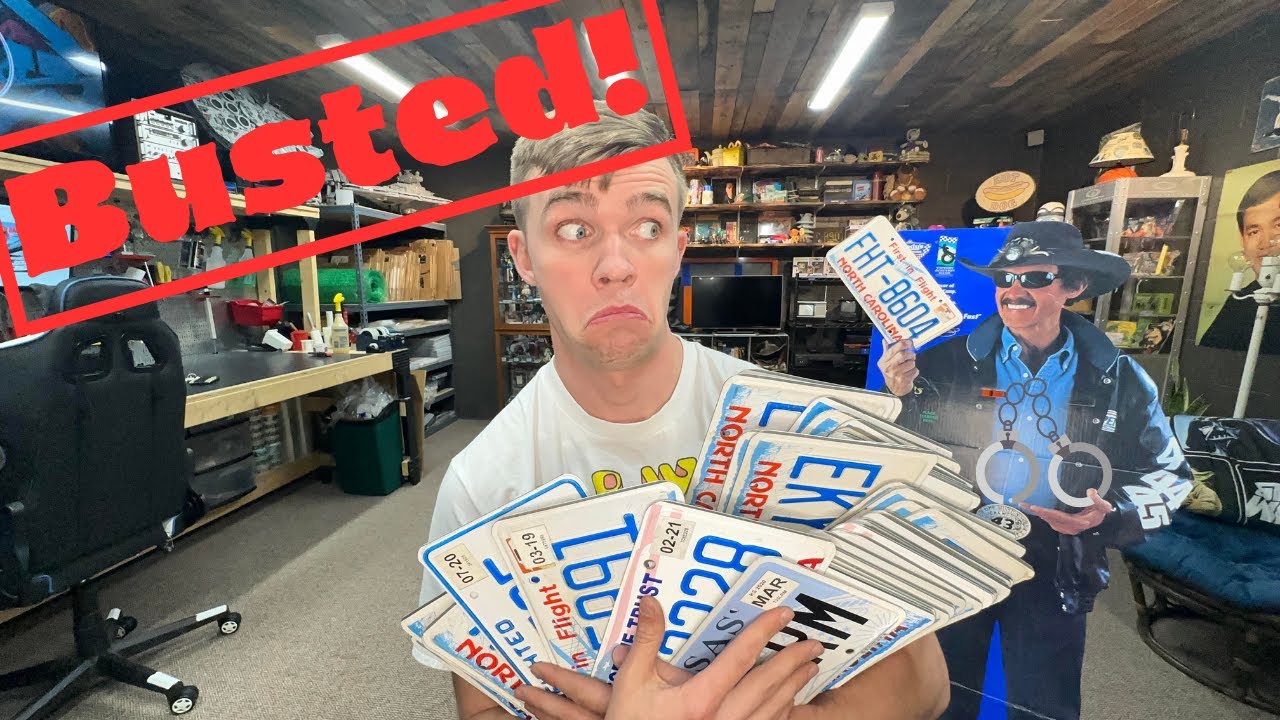 In Trouble for selling license plates on eBay
