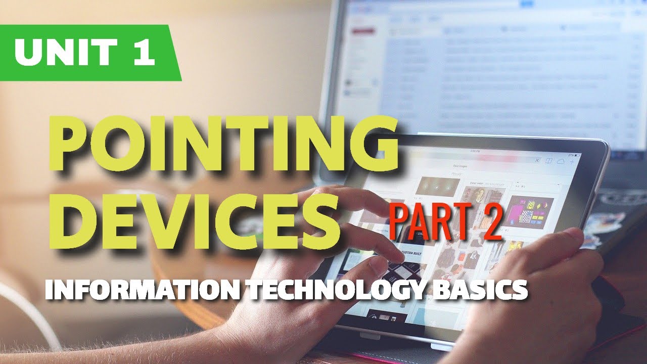 Pointing devices | Pointing Stick, Graphics Tablet, Light Pen, Joystick| - Part 2 in (Urdu/Hindi)