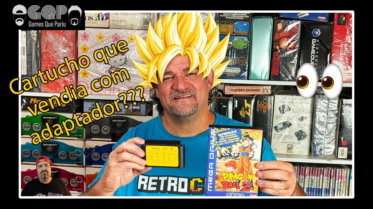 GQP - Dragon Ball Z de Mega Drive versão Portuguesa, faltaram a aula da Tec Toy !?