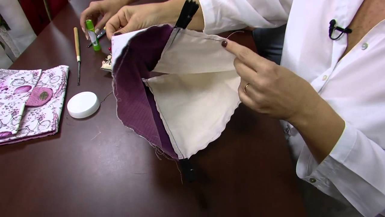 Mulher.com - 25/09/2015 - Necessaire em patchwork - Regina Arielo PT2