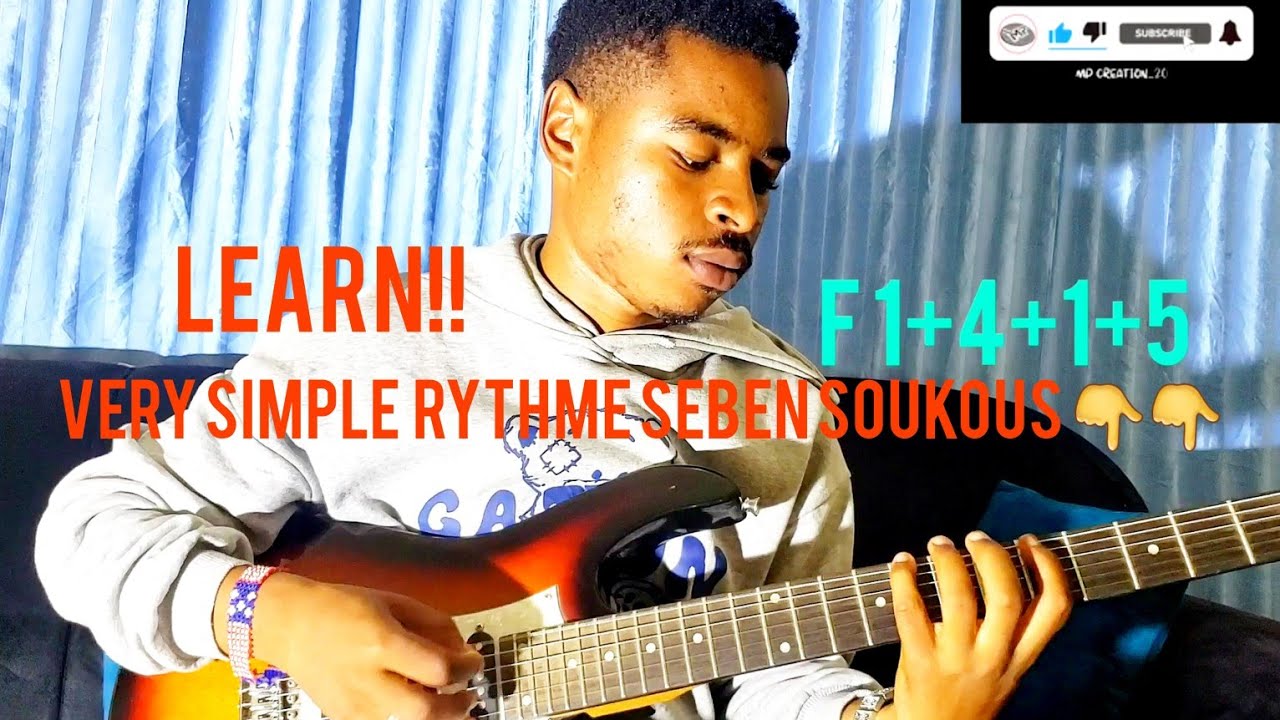 simple rythme seben soukous tutoriel guitar