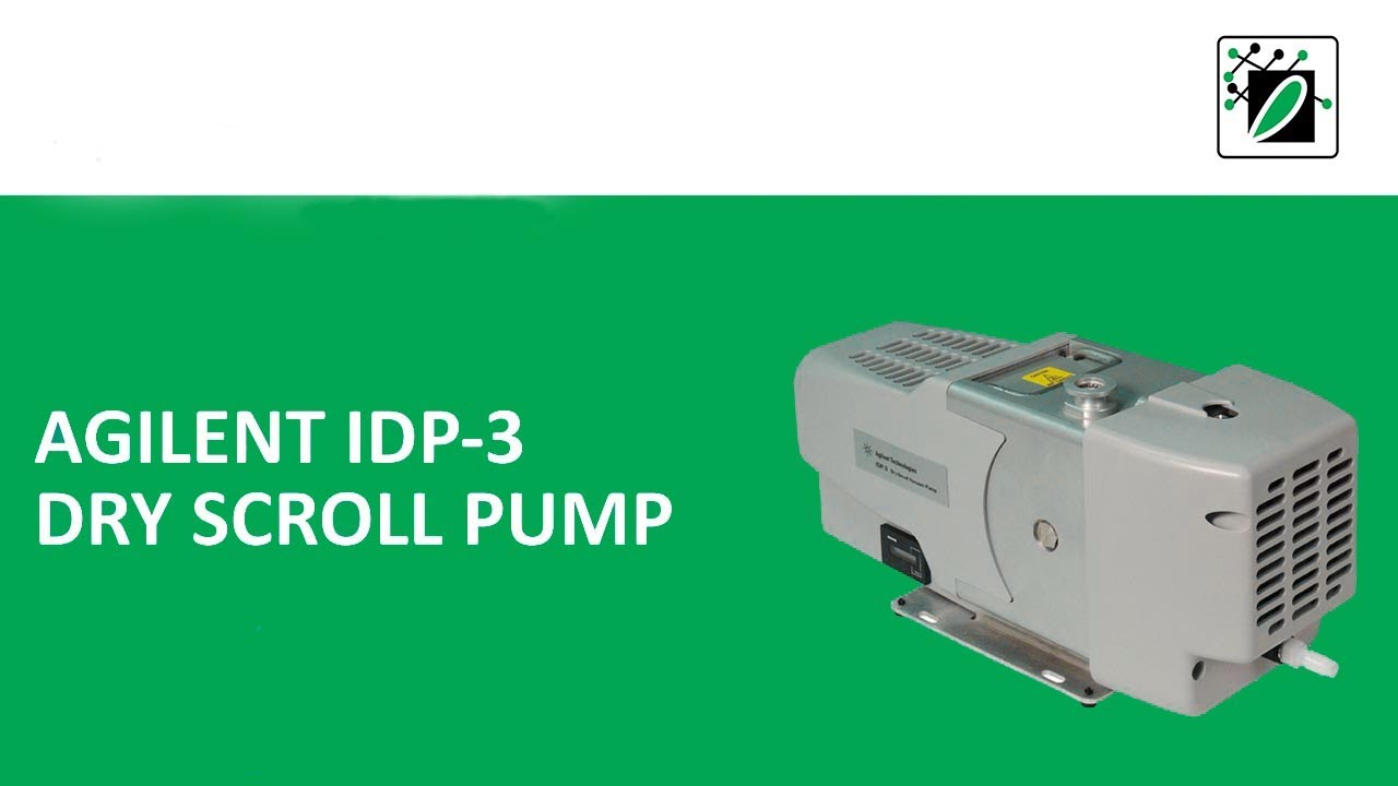 Agilent IDP-3 Dry Scroll Vaccum Pump | Easy maintenance