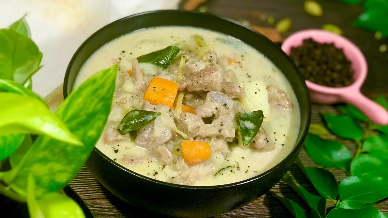 Mutton Stew | Kerala Style Mutton Stew Recipe | Mutton Ishtu |