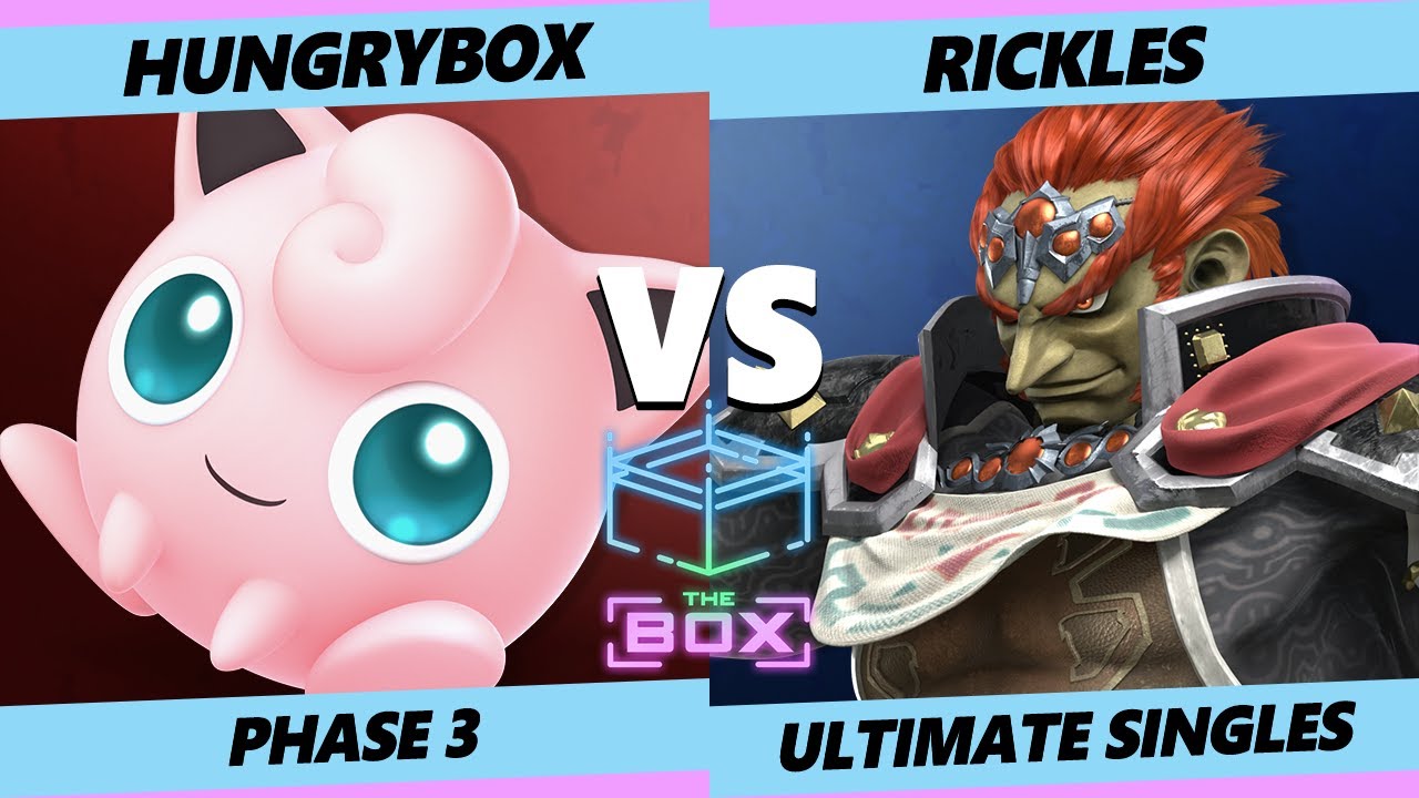 The Box Phase 3 - Liquid | Hungrybox (Jigglypuff) Vs. Rickles (Ganondorf) Smash Ultimate - SSBU