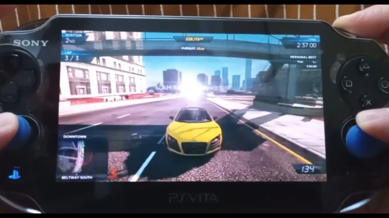 PS VITA  - NFS Most Wanted | Audi R8 GT Spyder [Audio from source]