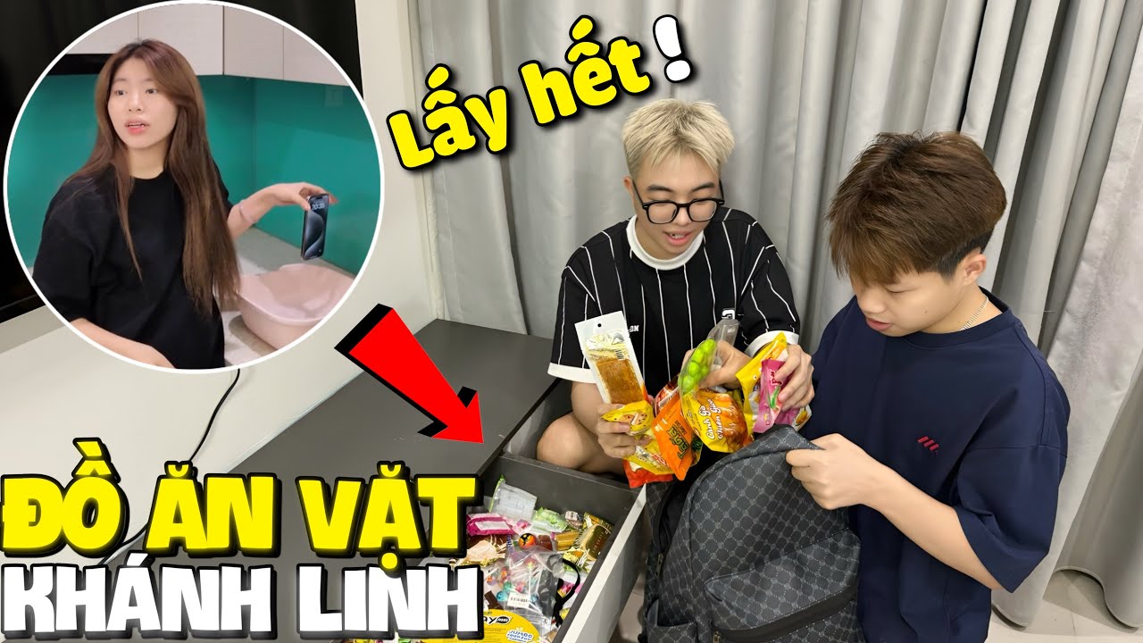 Phước Lộc Cùng Quang Lấy Hết Đồ Ăn Vặt Khánh Linh Trả Thù !!!