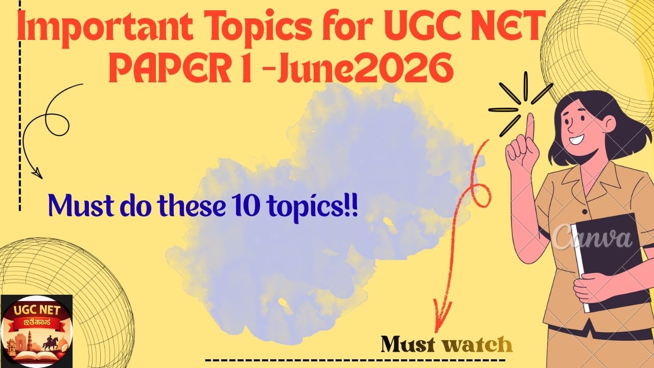UGC NET PAPER 1 IMPORTANT TOPIC DISCUSSION(June 2026)