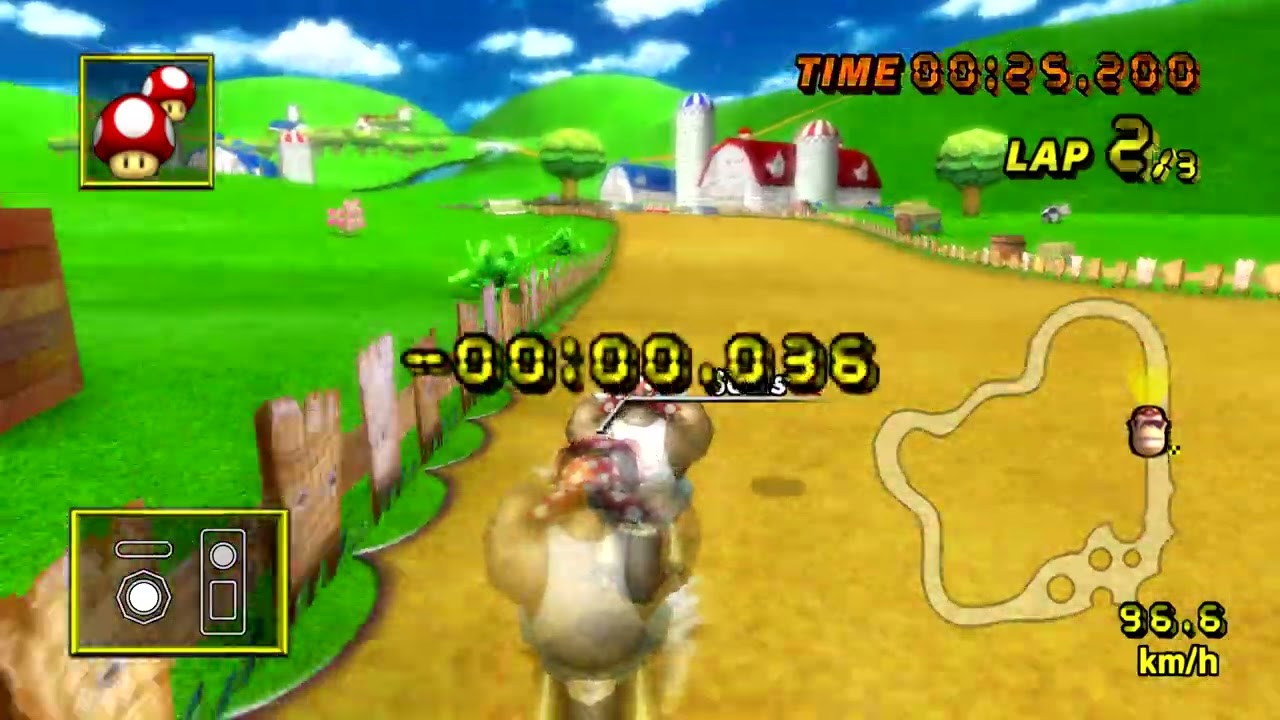 【MKW WR】 Moo Moo Meadows - 1:15.441 - Kasey