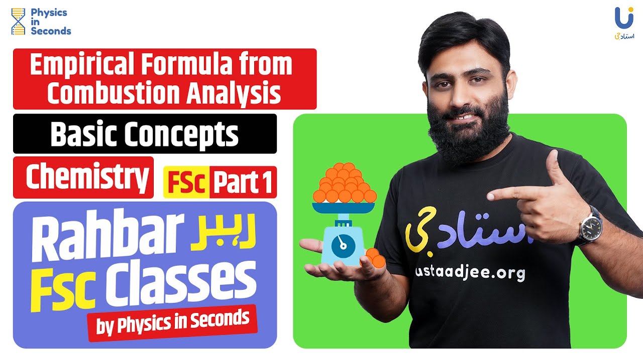 Chemistry - Empirical Formula from Combustion analysis - FSc Part I