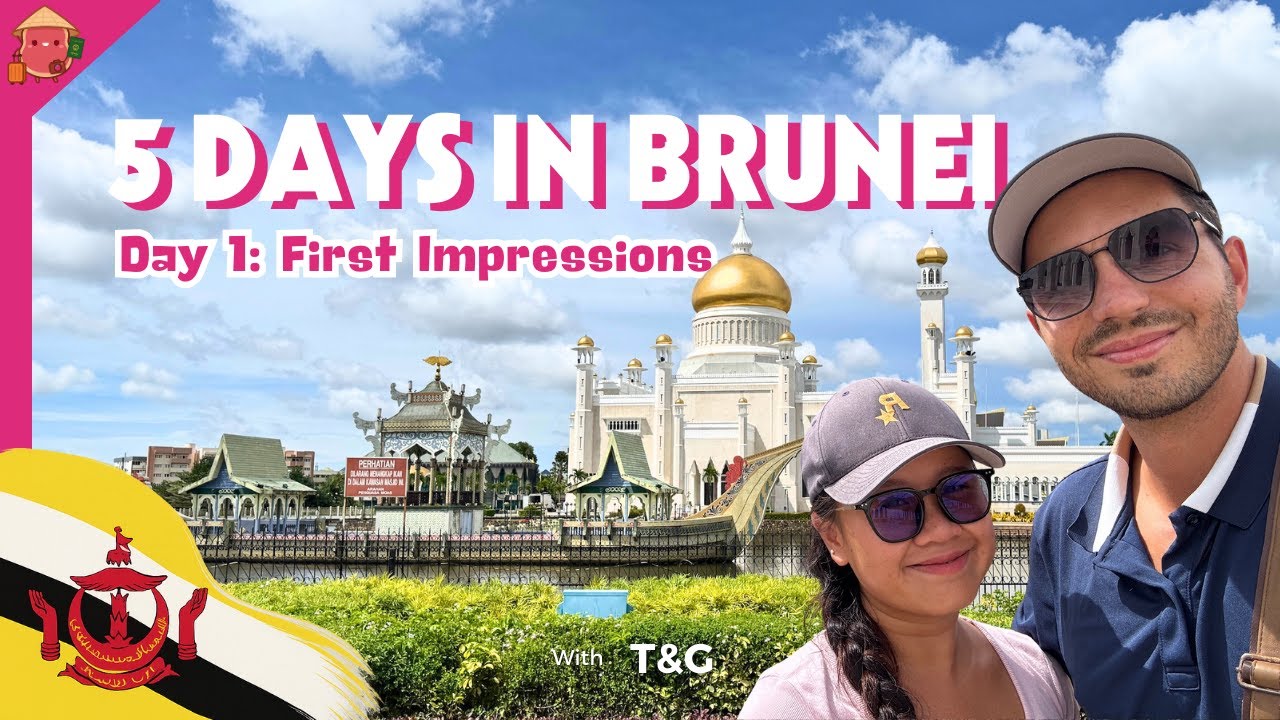 🇧🇳 Brunei Travel Vlog - Day 1: First Impressions of Brunei's Capital City - Bandar Seri Begawan