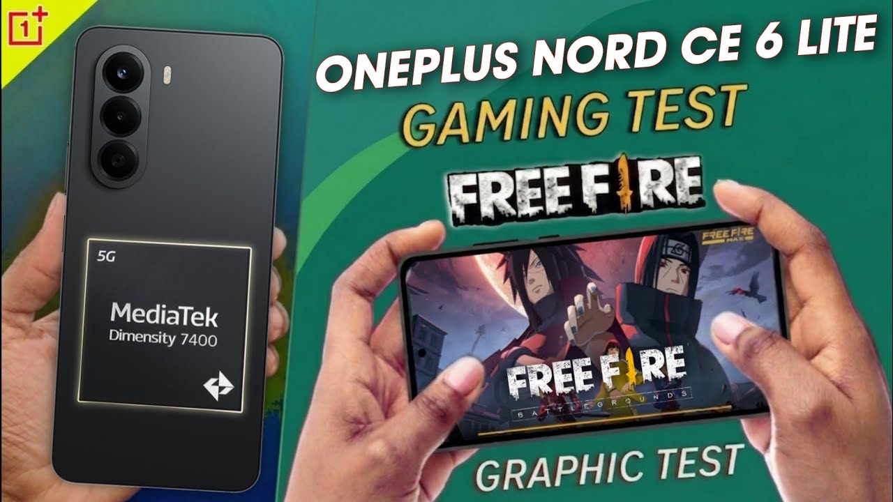 Oneplus Nord CE 6 Lite Free Fire Gaming Test | Smooth Gameplay & FPS Check🔥