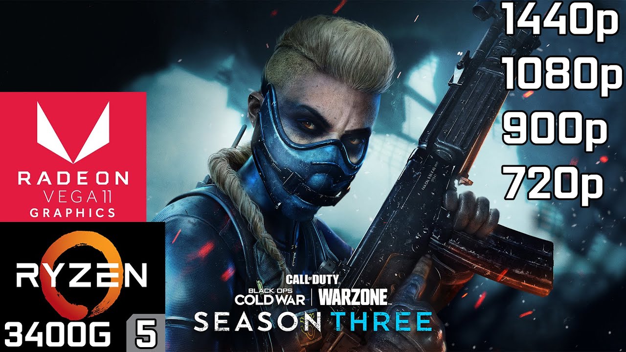 Call of Duty Warzone - Ryzen 5 3400G Vega 11 & 16GB RAM [Season 3]