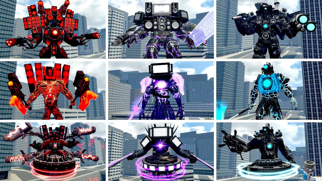 ALL EVOLUTION OF TITAN TV MAN & 1-79 SKIBIDI TOILET BOSSES, ULTRA TV BOSS VS ASTRO GMAN 5.0 UPGRADED