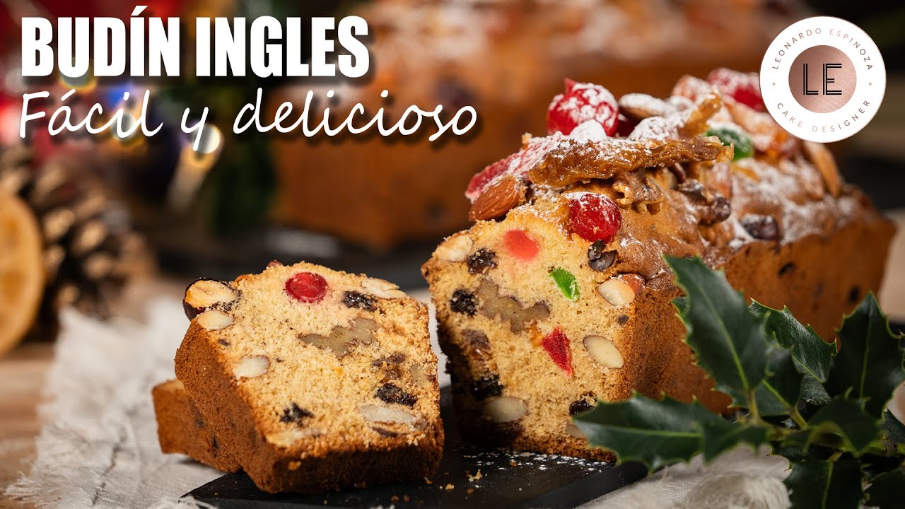 BUDÍN INGLÉS de frutas | PLUM CAKE | Receta Navideña 🎁🎄