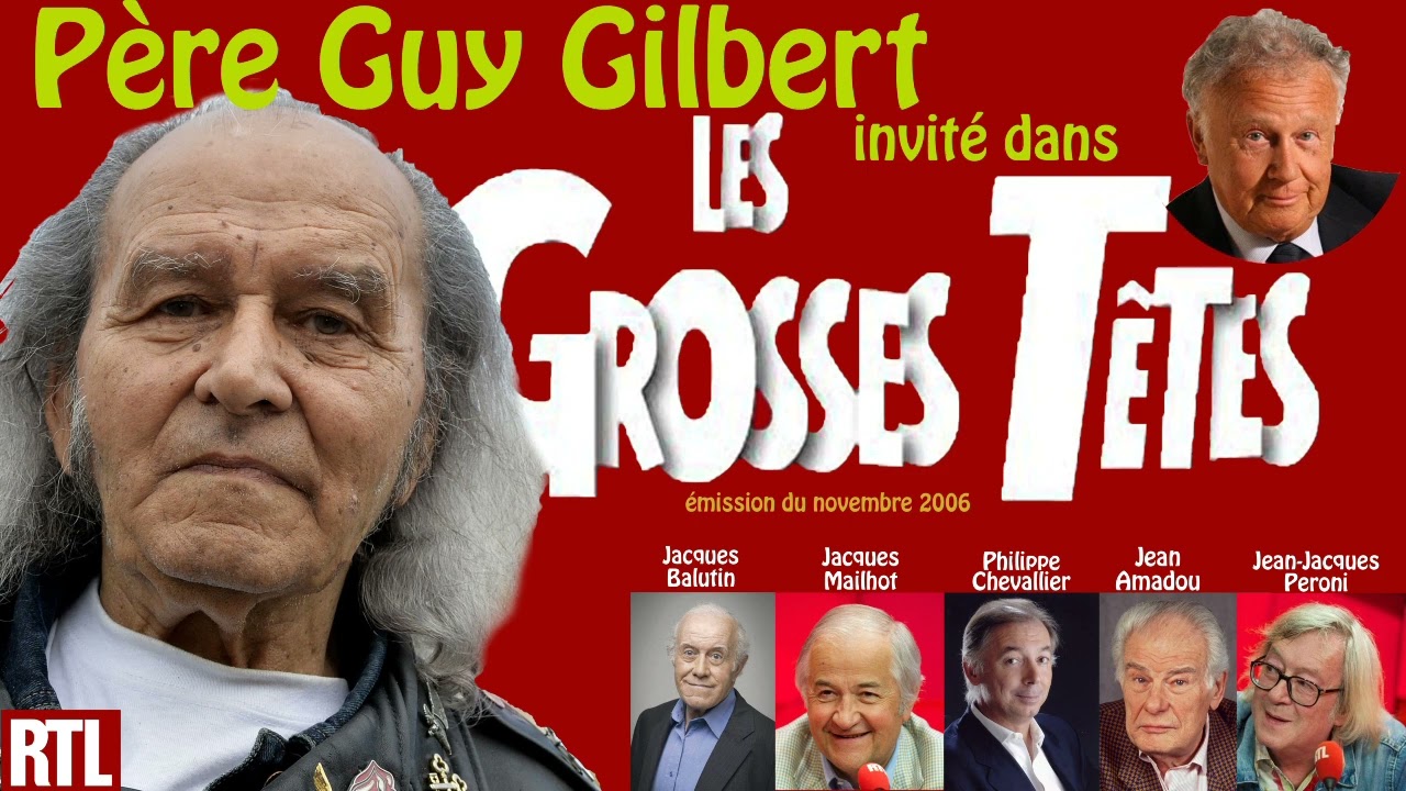 Père Guy Gilbert aux Grosses têtes (novembre 2006)