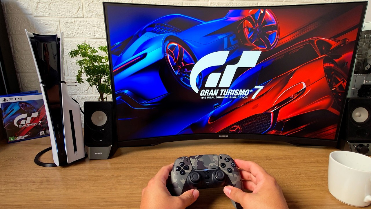 GRAN TURISMO 7 Unboxing do disco PS5 e jogabilidade