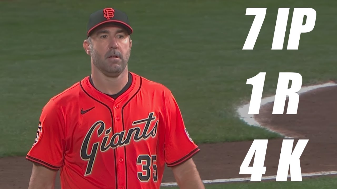 Justin Verlander Throws 7 Strong Innings vs Dodgers