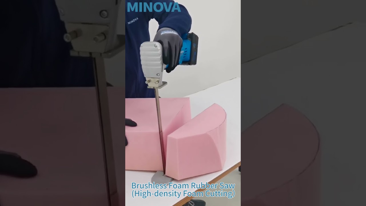 MINOVA Brushless Foam Rubber Saw (High-density Foam Cutting) #tools #foam #foamcutter #minovatool