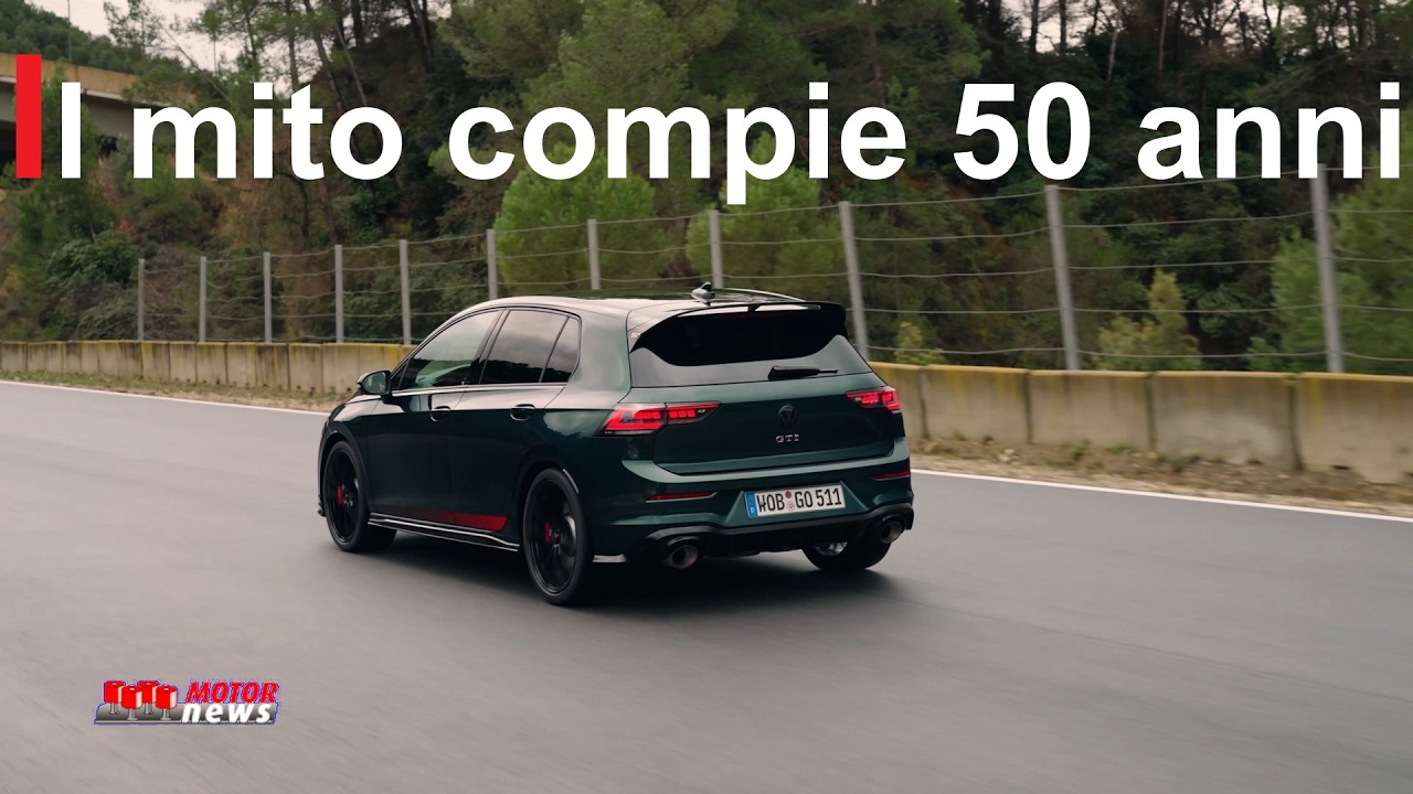 Volkswagen festeggia l'anniversario dell'icona con la nuova Golf GTI Edition 50