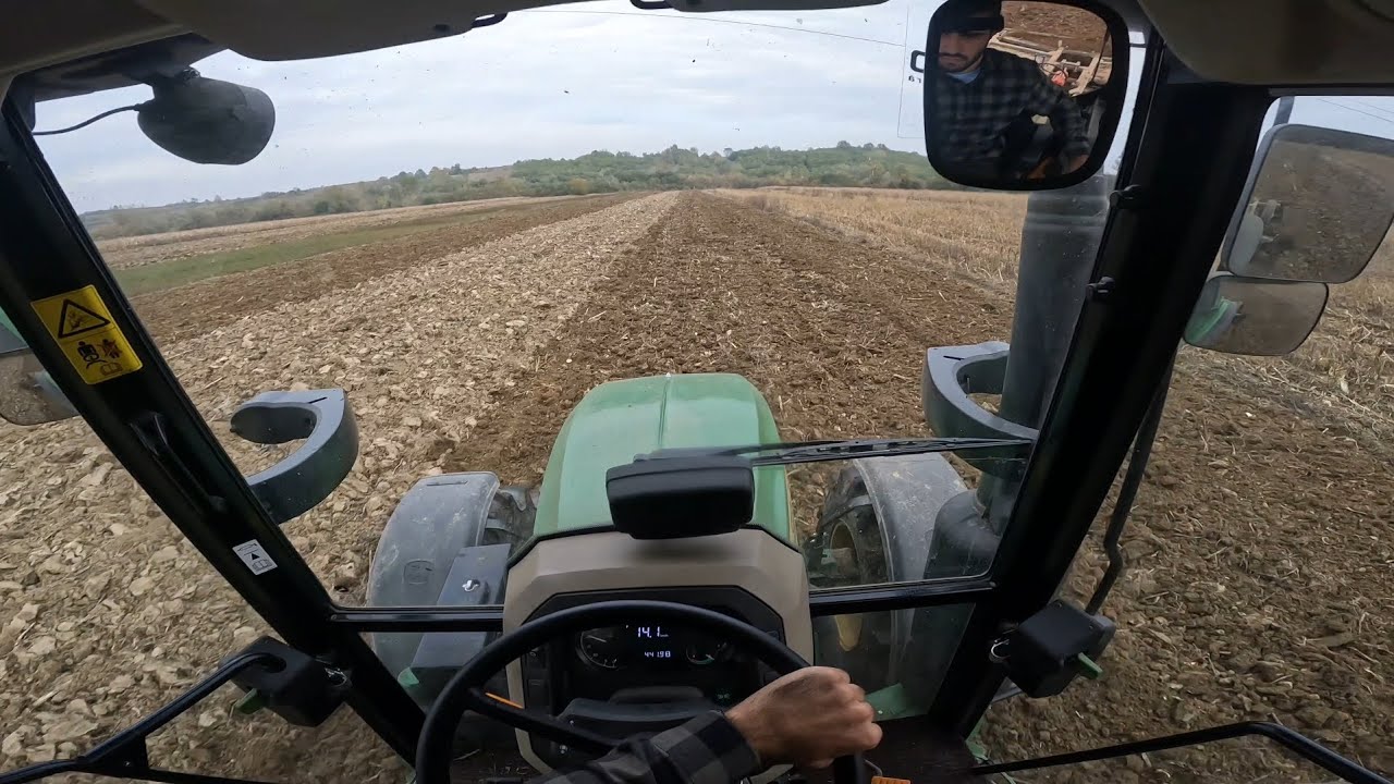 Tractor-vlog-John Deere5100M-disc-gd-3.3 de Mat Craiova-La discuit pentru grâu din anu 2025-2026 ep2