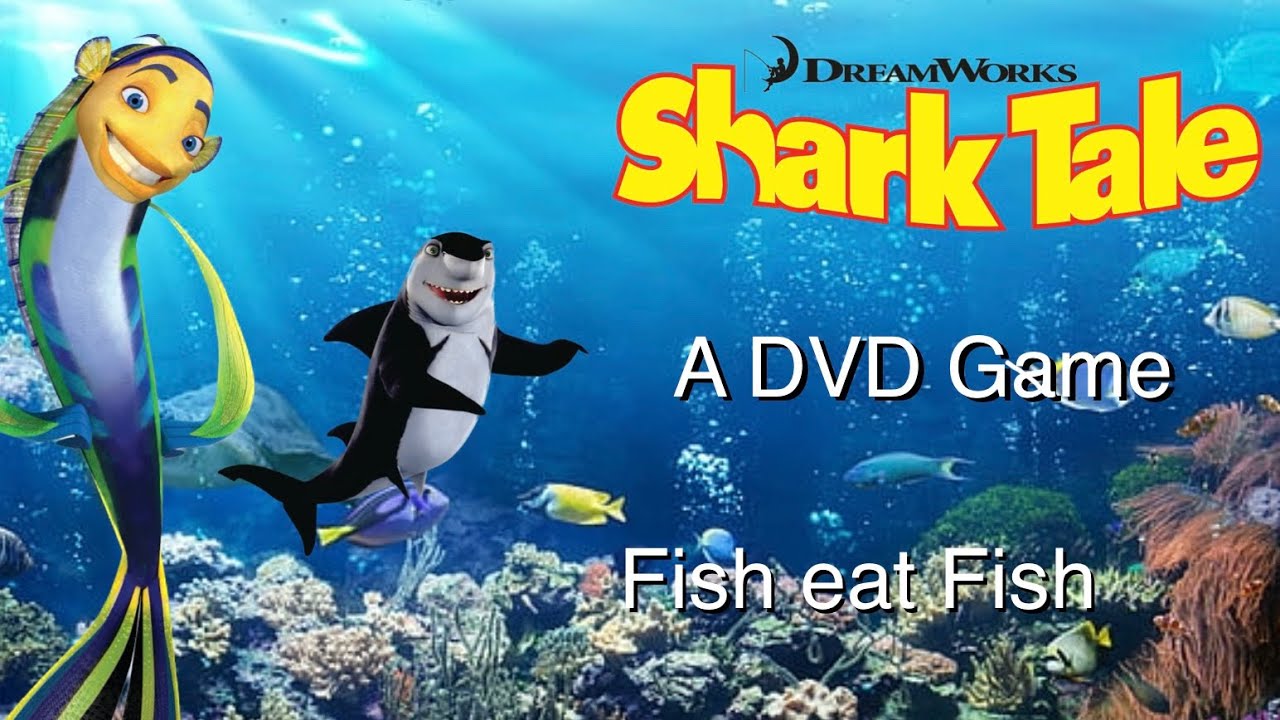 Shark Tale (2004) Fish eat Fish DVD Gameplay