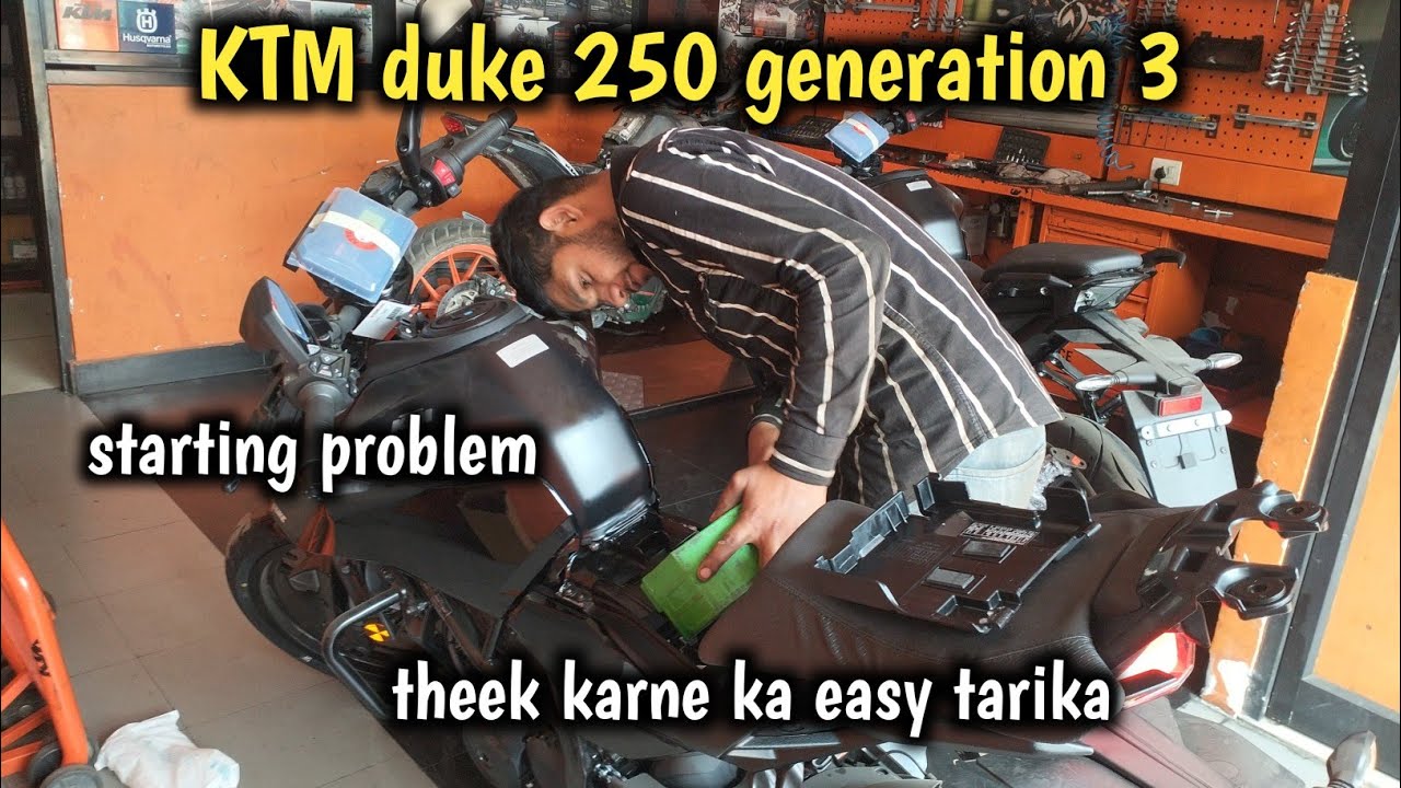 KTM Duke 250 generation 3 starting problem | start karne ka easy Tarika 👍