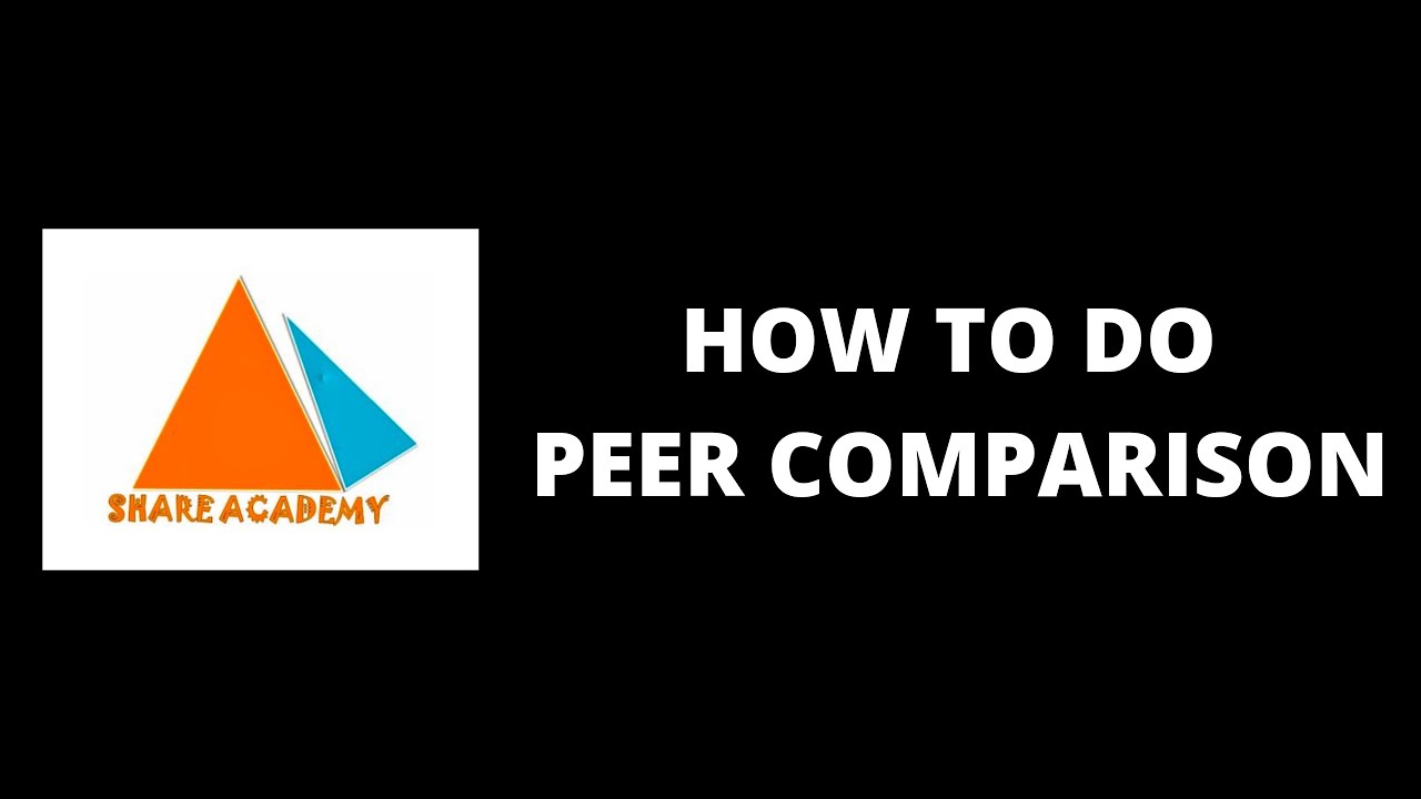 How To do Peer Comparison