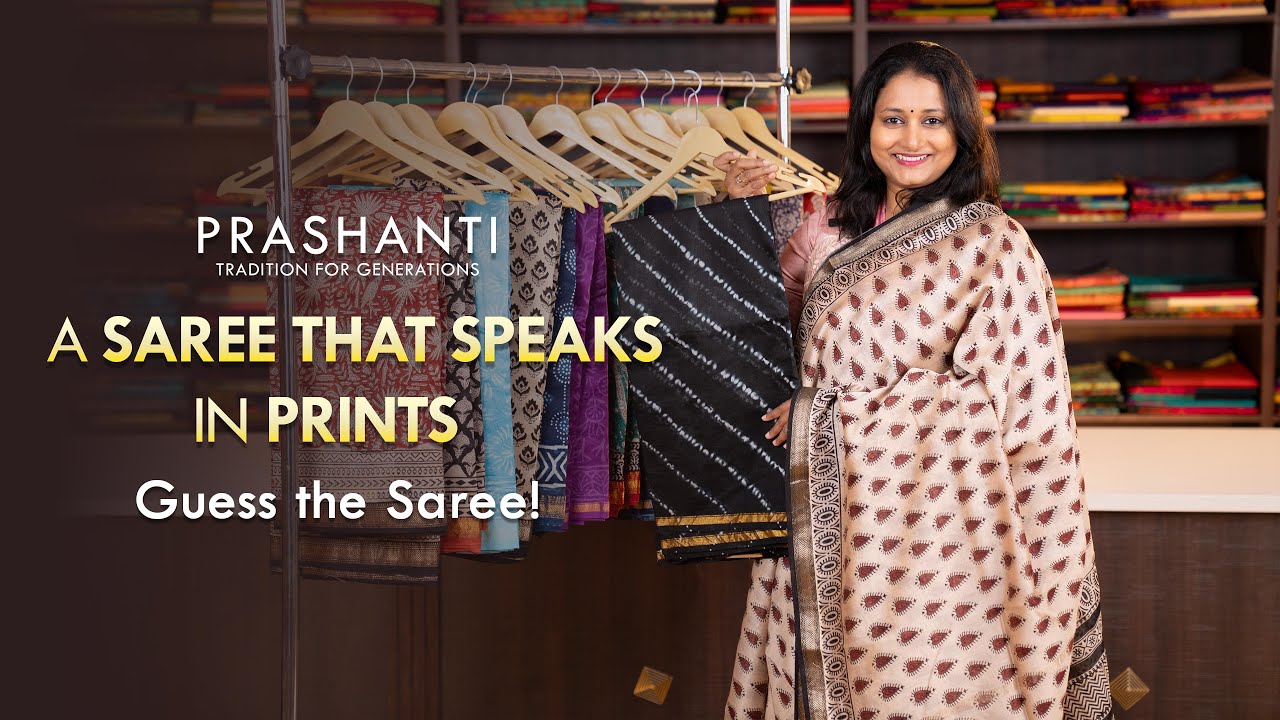Chanderi Sarees with Bagru Block Prints from Rs. 2150/- | Prashanti | 19 Apr 25