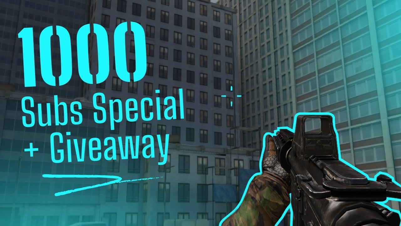 1000 SUBS SPECIAL + GIVEAWAY | Bullet Force