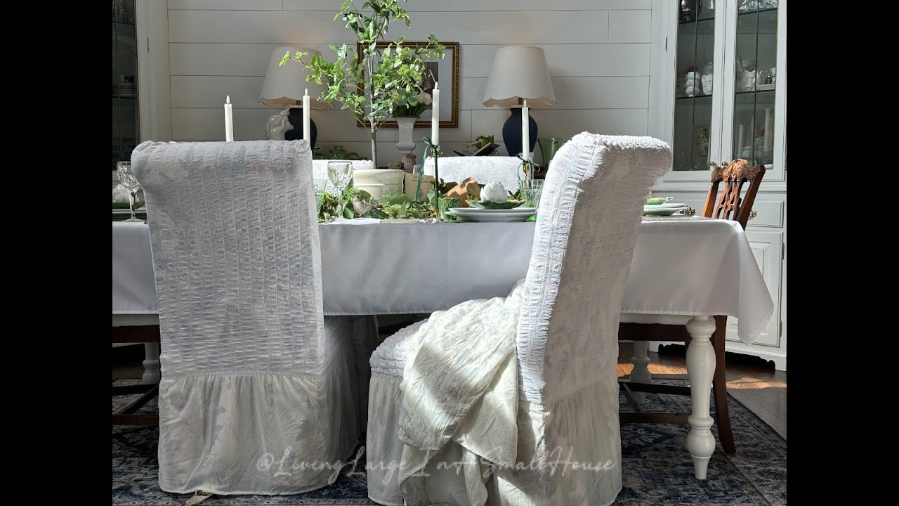 Spring House Tour: Whimsical Tablescape & Matching Mantel Decor