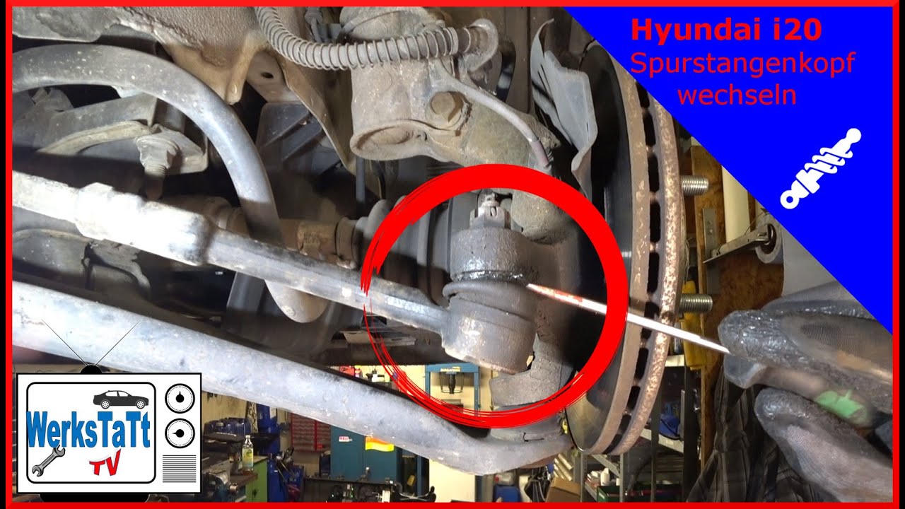 ►Hyundai i20◄ Spurstangenkopf wechseln [Replace tie rod end] ◢WERKSTATT-TV◣