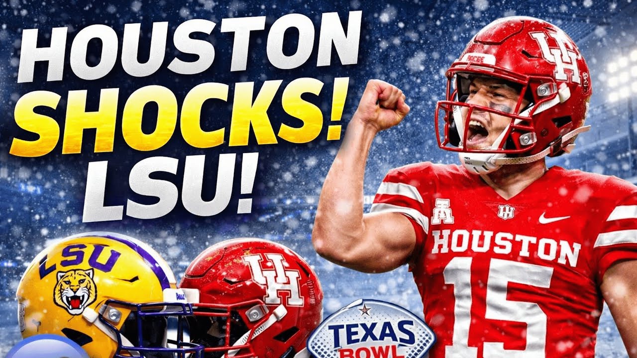 Houston SHOCKS LSU in Texas Bowl | INSANE 14-Point Comeback?! LSU vs Houston