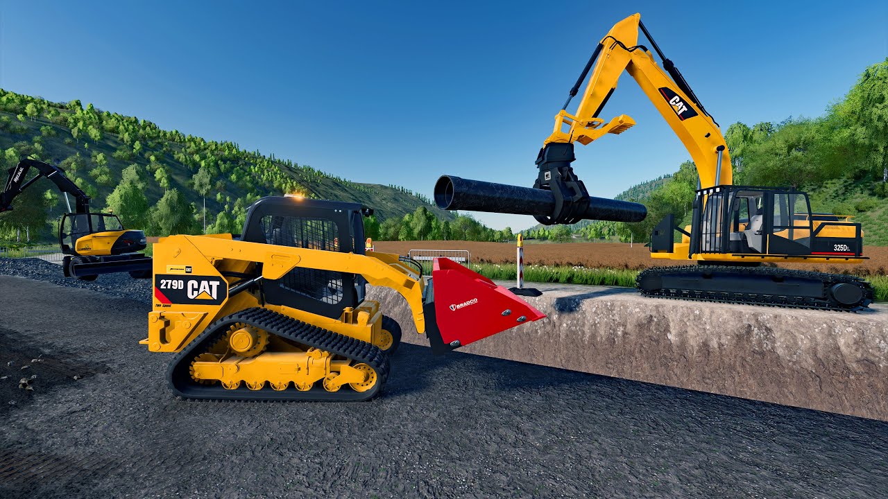 FS22 - Map Rennebu 003 🌲🚧🌲 - Forestry, Farming and Construction - 4K