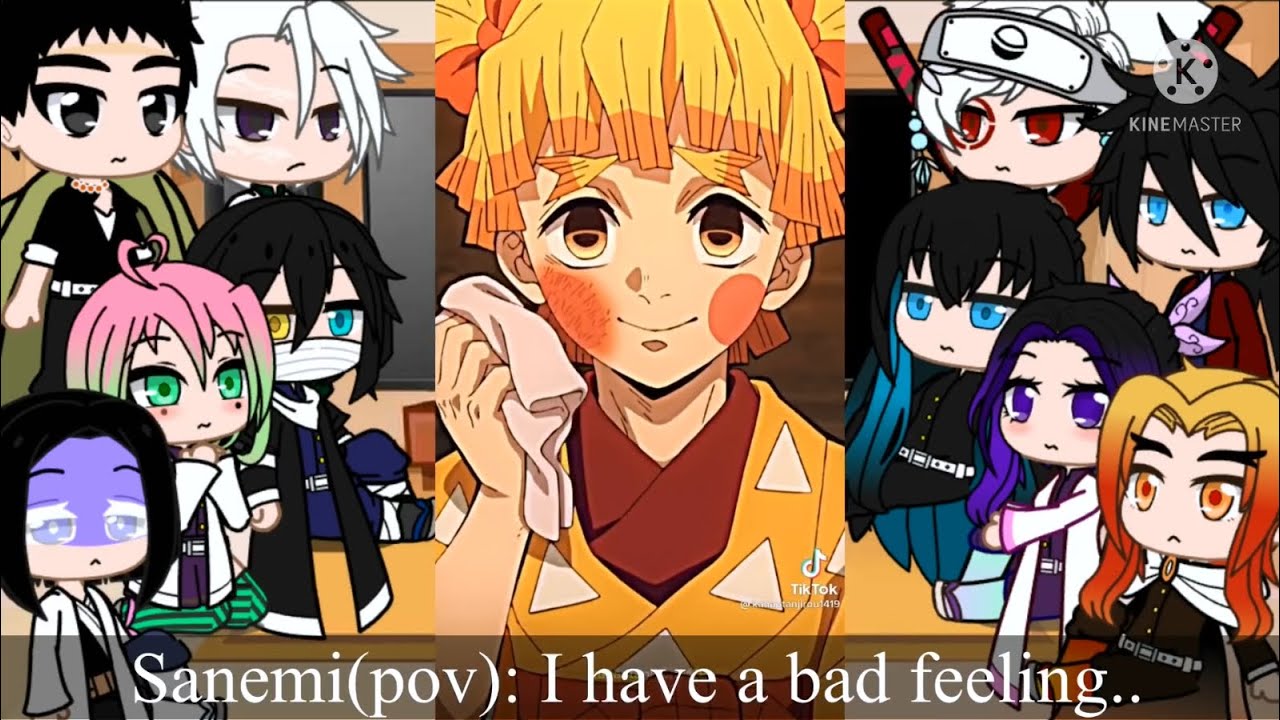 🎀 TOP 3 🎀 Hashiras react to Zenitsu, Entertainment District, Kanao, TikToks ... ✨ Gacha Club ✨ KNY ✨