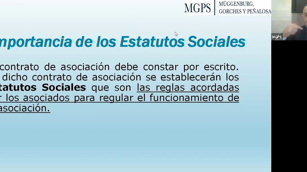 Webinar Introducción: conoce los estatutos de tu organización