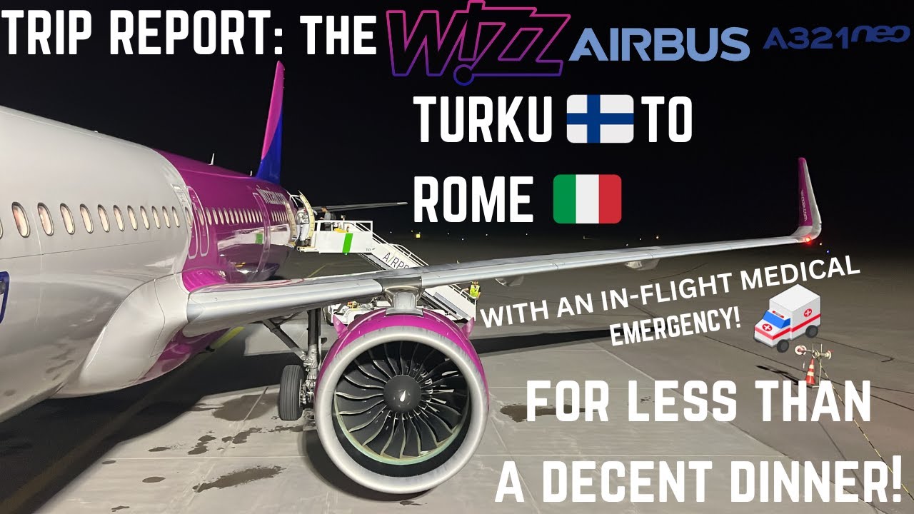 HONEST Trip Report: Turku to Rome with WIZZ!