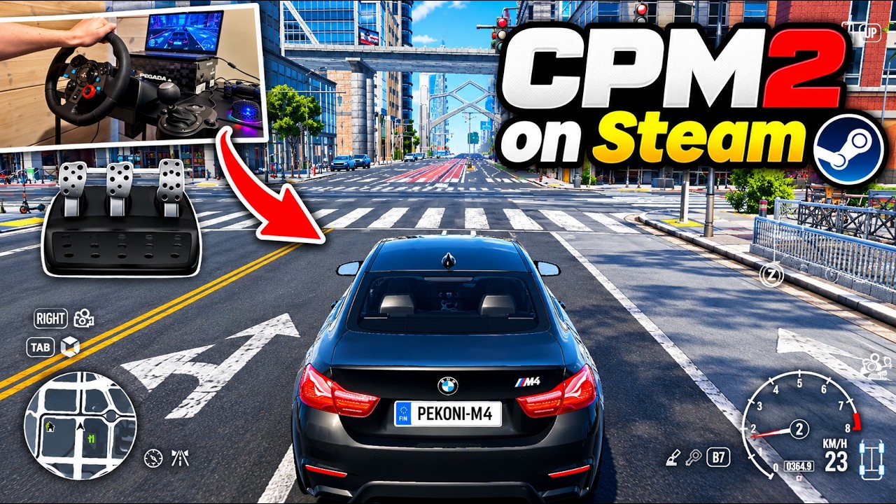 I Bought a SIM RACING WHEEL for CPM2&hellip;