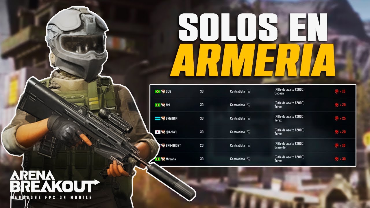 ¡ASÍ SE JUEGA SOLO VS SQUAD EN ARMERIA! ☠️ - ARENA BREAKOUT // MITEK