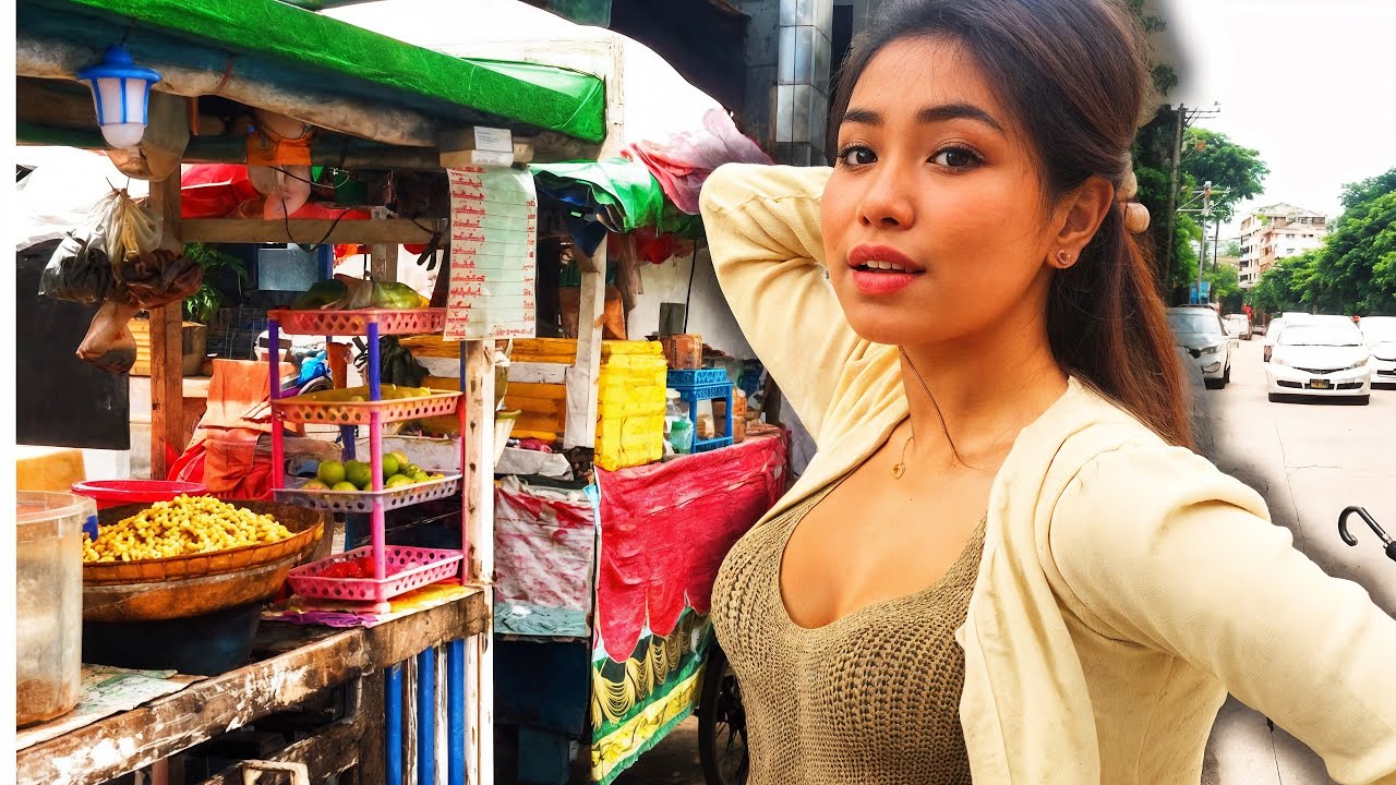 Yangon street food | what Burmese people eat for lunch