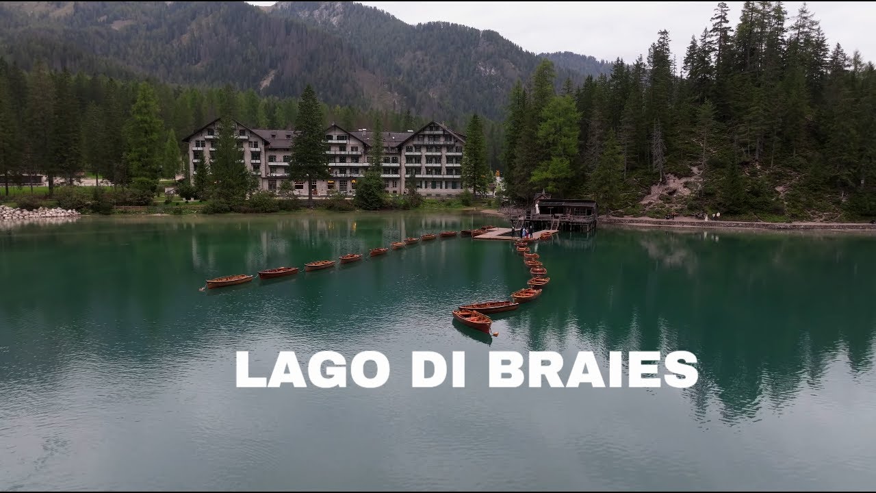 Lago di Braies | Breathtaking Drone Footage of Lake Braies | Most Photographed Lake of the Dolomites