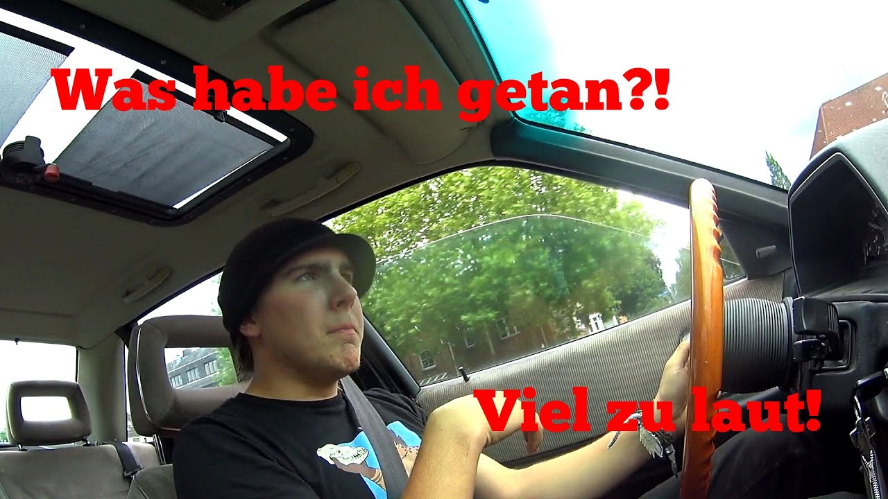 Kein Auspuff? Kein Problem! Audi 100 VLog #1