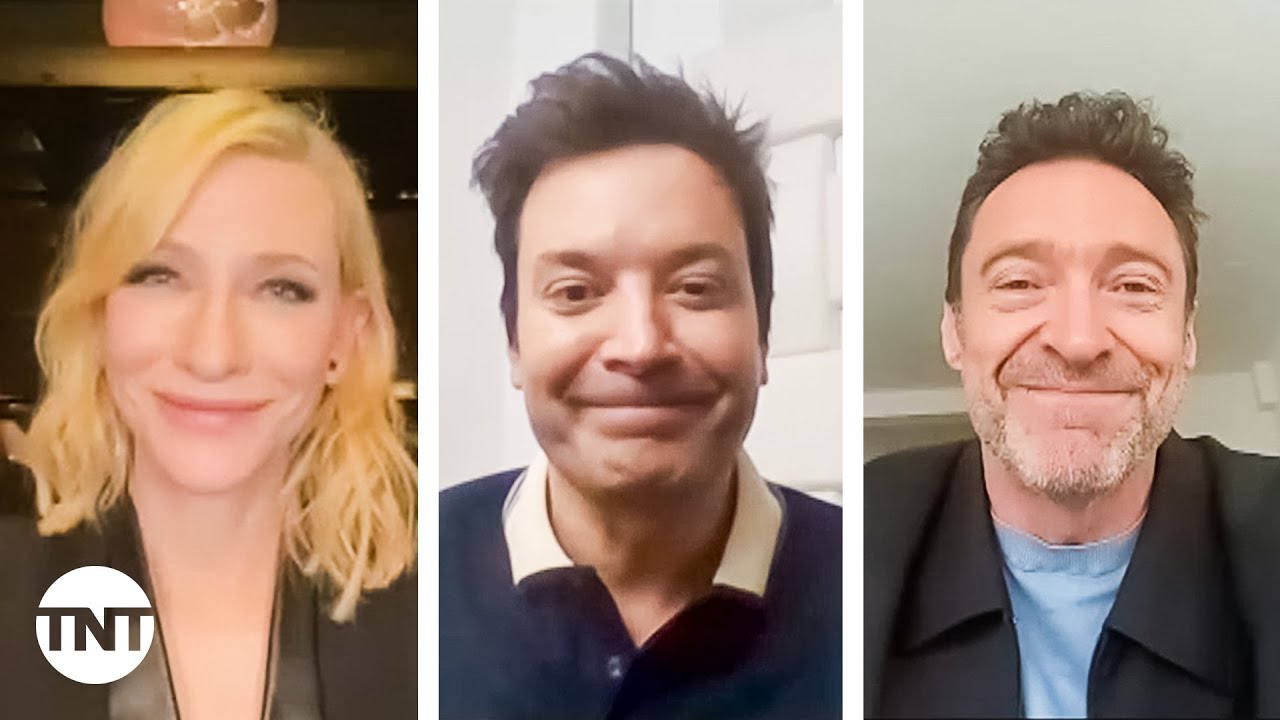 Jimmy Fallon, Hugh Jackman, & Cate Blanchett Call Nicole Kidman at AFI Life Achievement Award | TNT