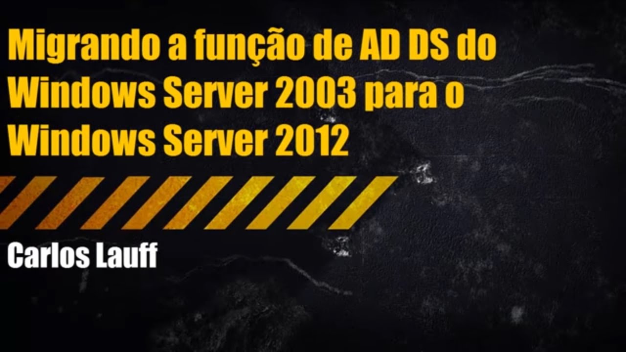 #BEXPERT - Migração da função de Serviços de Domínio do Active Directory para o Windows Server 2012